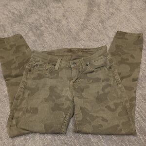 Seven7 Camo Print Women's Skinny Jeans